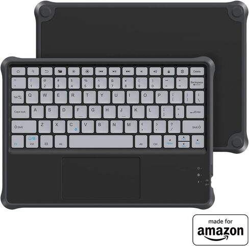 Made For Amazon Kids Bluetooth Keyboard, for 10" Fire Kids Pro and 10" Fire Kids Tablets | Black in Saudi Arabia