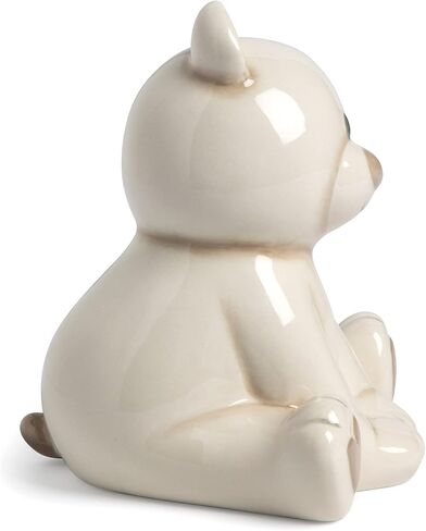 DEMDACO Teddy Bear Blue and Tan 7 x 5.5 Inch Ceramic Stoneware Piggy Money Bank in Saudi Arabia