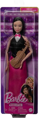 Barbie Careers Fashion Doll & Accessories, Pastry Chef Wearing Removable Baking Outfit with Hat & Cake Slice in Saudi Arabia