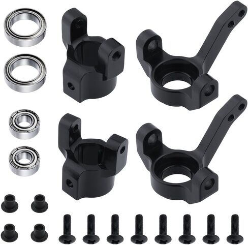 مجموعة حامل محور محور ألومنيوم للتوجيه من Hobbypark (L/R) لمعدات AXIAL SCX10 AX90022 AX90027 AX90028 AX90035 in Saudi Arabia