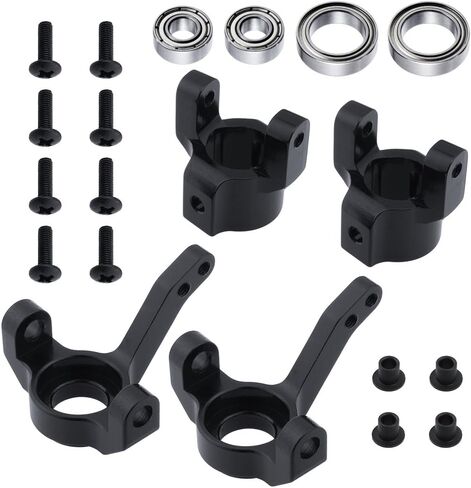 مجموعة حامل محور محور ألومنيوم للتوجيه من Hobbypark (L/R) لمعدات AXIAL SCX10 AX90022 AX90027 AX90028 AX90035 in Saudi Arabia