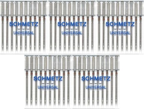 50 Schmetz Universal Sewing Machine Needles 130/705H 15x1H Size 70/1050 in Saudi Arabia