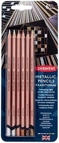 Derwent Metallic 20th Anniversary Set (20) Multicoloured, One Size, 2305598 in Saudi Arabia