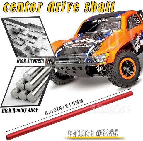 Center Driveshaft 6855 & Complete Slipper Clutch 6878 Metal Differential Gear with 32 Pitch 15T/17T/19T Pinions Gear Set for 1/10 Slash 4X4 VXL/Platinum/Ultimate,Navy Blue in Kuwait