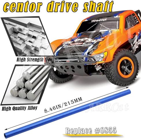 Center Driveshaft 6855 & Complete Slipper Clutch 6878 Metal Differential Gear with 32 Pitch 15T/17T/19T Pinions Gear Set for 1/10 Slash 4X4 VXL/Platinum/Ultimate,Navy Blue in Kuwait
