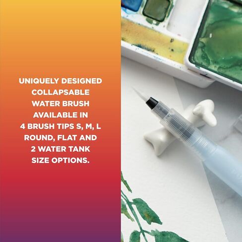 Sakura Koi Water Brush - Brush for Watercolor - 9 ml Tank - 4 Assorted Brush Tips in Saudi Arabia