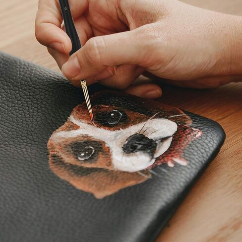 مجموعة فرش الطلاء من ديتايل موديل- 6 قطع من فرش الطلاء المصغر للأكريليك، ألوان مائية - مجموعات الطائرات، سيراميك، نموذج بلاستيكي، وارهامر 40 كيلو in Kuwait