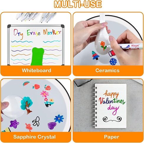 Magical Floating Water Painting Pen, Magical Floating Ink Pen , Doodle Water Floating Pen, Water Writing Mat Pen Doodle Pen Set for Kids Adult Gift (12PCS) in Saudi Arabia
