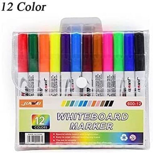 Magical Floating Water Painting Pen, Magical Floating Ink Pen , Doodle Water Floating Pen, Water Writing Mat Pen Doodle Pen Set for Kids Adult Gift (12PCS) in Saudi Arabia