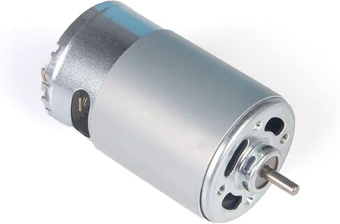 Fielect DC Motor 24V 30000RPM 2.5A Micro Motor Electric Motor Round Shaft for RC Boat DIY Airplane Toys Model DIY Hobby, 1 Pcs, Blue in Saudi Arabia