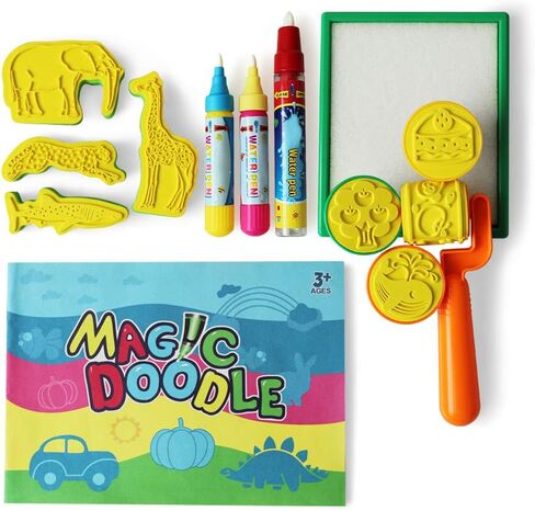 13 قطعة من أقلام الرسم المائي، أداة رسم الرسم المائي مع فرشاة وقلم واستنسلات وتعلم لرسم الكتب وكتاب الرسم المائي in Kuwait