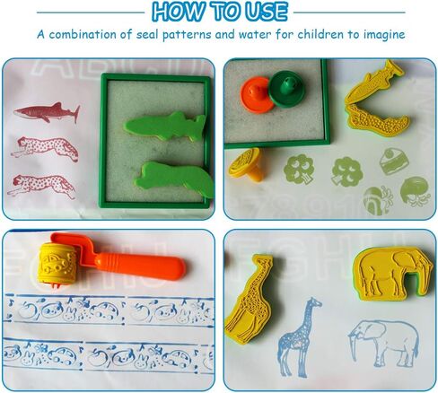 13 قطعة من أقلام الرسم المائي، أداة رسم الرسم المائي مع فرشاة وقلم واستنسلات وتعلم لرسم الكتب وكتاب الرسم المائي in Kuwait