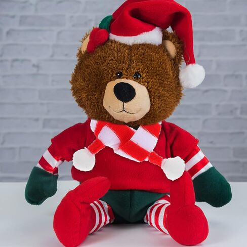 وشاح دمية صغير لزجاجة النبيذ، وشاح عنق مصغر للكريسماس، غطاء زجاجة نبيذ للكريسماس، 20 قطعة للحرف اليدوية واكسسوارات الشعر وصنع المجوهرات، احمر وابيض in Kuwait