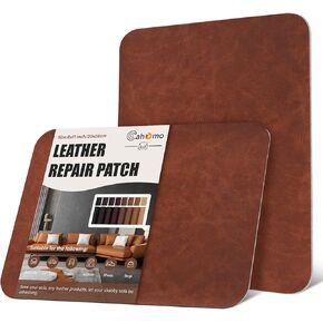 Large Leather Repair Tape Patches -16 x 59 inch Self-Adhesive Leather Repair Patch for Couch - Vinyl Leather Repair Tape Kit for Furniture,Car Seat,Sofas,Chairs,Handbags,Jackets, Coffee