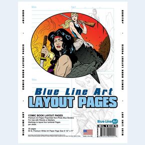 Blue Line Pro Comic Book Layout 35 Count Pack in Saudi Arabia