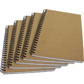 A2 Recycled Sketch Book, 40 Sheets (80 Sides) of 170gsm Recycled Cartridge Paper, Hard Covers