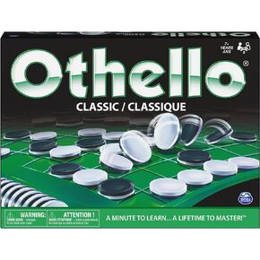 Spin Master Othello, Strategy Classic Family Board Game 2-Player Reversi Brain Teaser STEM Math Skills, for Adults and Kids Ages 7 and up in Kuwait