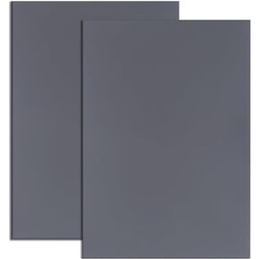 Rubber Stamp Sheets for Laser Engraving Machine, 2 PCS A4 Size Engraving Soft Rubber Mats for Laser Cutter to Make Rubber Stamps, Ink Stamp Pads Engraving Tools & Supplies (Dark Gray)