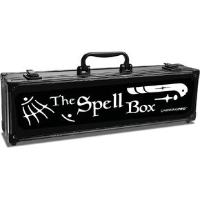 The Big Black Metal Box, Compatible With Cards Against Humanity, Magic The Gathering, MTG, (Game Not Included) | Includes 8 Dividers | (Long Version) Fits up to 1400 Loose Unsleeved Cards