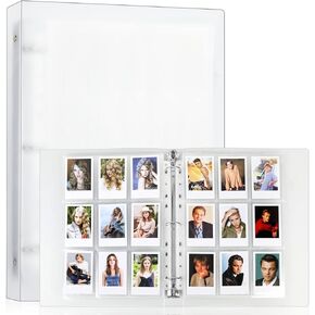 A4 Kpop Photocard Binder with 540 Pockets Sleeves, RIO Direct 2x3’’ Kpop Photocard Holder Book, Clear Photo Album for Fujifilm Instax Mini Camera Polaroid Photo
