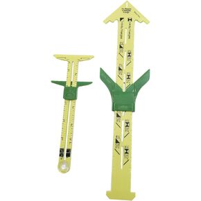 مجموعة ادوات قياس منزلقة على شكل حرف T 5 في 1 من قطعتين بمقاسات مختلفة مع مثلثات بدون متاعب، ادوات قياس مسطرة للخياطة والخياطة in Kuwait