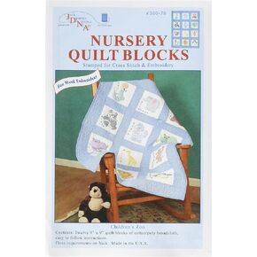 Jack Dempsey Children's Zoo Nursery Quilt Blocks