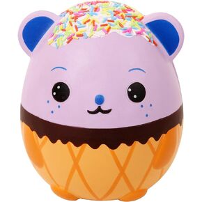 anboor 5.9 "squishies جامبو الدب عناق العسل بطيئة ارتفاع المعطرة kawaii squishies لعبة الحيوان لجمع الإجهاد الإغاثة ألعاب الأطفال (بني فاتح)