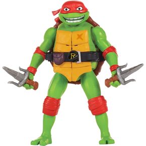 Teenage Mutant Ninja Turtles: Mutant Mayhem 5.5" Raphael Deluxe Ninja Shouts Figure by Playmates Toys in Kuwait