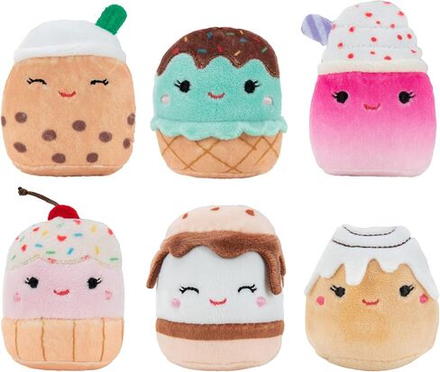 Squishville by Original Squishmallows Arctic Squad Plush - Six 2-Inch Squishmallows Plush Including Gabby, Asher, Nadine, Tomara, and Ale - Toys for Kids in Kuwait