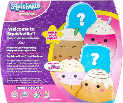 Squishville by Original Squishmallows Arctic Squad Plush - Six 2-Inch Squishmallows Plush Including Gabby, Asher, Nadine, Tomara, and Ale - Toys for Kids in Kuwait