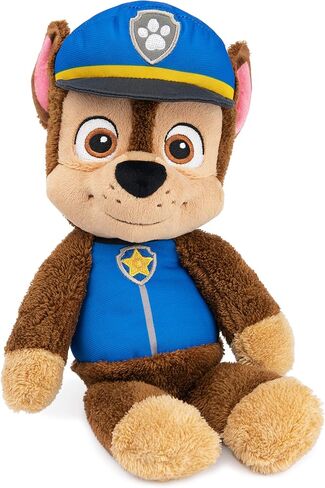 لعبة GUND PAW Patrol Official Chase Take Along Buddy القطيفة، حيوان محشو ممتاز للأعمار من سنة فما فوق، أزرق/بني، 33 سم in Kuwait