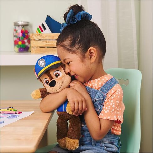 لعبة GUND PAW Patrol Official Chase Take Along Buddy القطيفة، حيوان محشو ممتاز للأعمار من سنة فما فوق، أزرق/بني، 33 سم in Kuwait