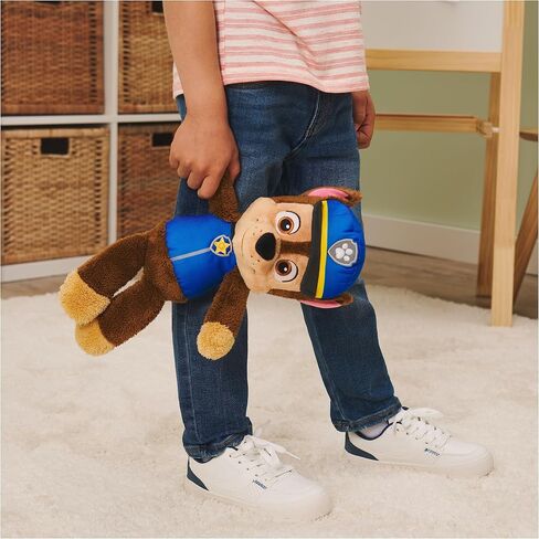 لعبة GUND PAW Patrol Official Chase Take Along Buddy القطيفة، حيوان محشو ممتاز للأعمار من سنة فما فوق، أزرق/بني، 33 سم in Kuwait