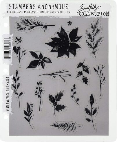 Stampers Anonymous ClingStamp TH WinterWatercolor in Saudi Arabia