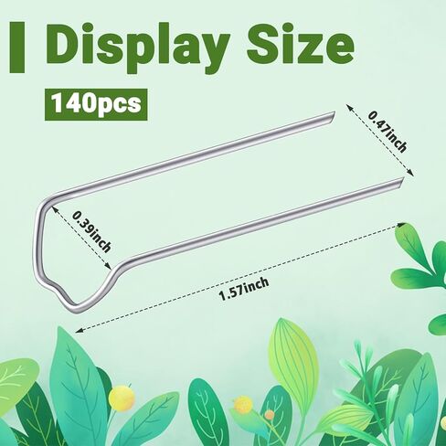 150PCS Floral Pins, Greening Pins, 1.7 Inch Floral U-Shape Plant Pins for Indoor Plants, Climbing Plants, Straw Wreaths, DIY Sewing Project, Holiday Arrangements in Kuwait
