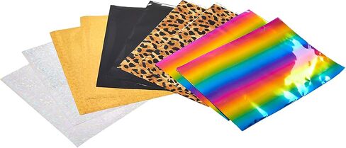 Ranger ISF49371 Celebrate Shiny Transfer Foil Sheets (10 Pack), Multicolor in Saudi Arabia