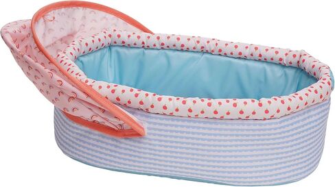 Manhattan Toy Stella Collection Soft Baby Doll Crib with Removable Canopy and Mobile for 12" to 15" Baby Dolls in Saudi Arabia