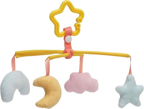 Manhattan Toy Stella Collection Soft Baby Doll Crib with Removable Canopy and Mobile for 12" to 15" Baby Dolls in Saudi Arabia