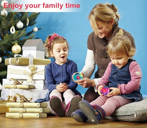 كرة ألغاز قوس قزح السحرية من Vdealen - لعبة ألغاز كرة فيدجيت - لعبة دعابة الدماغ للأولاد والبنات من سن 3 سنوات فما فوق - لعبة هدايا عيد الميلاد وعيد الفصح للأطفال والمراهقين والبالغين - عبوتان in Kuwait