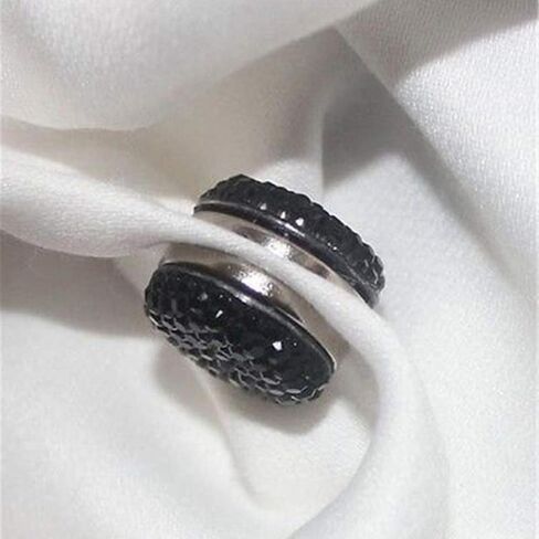 MONLEYTA حزمة من 12 وشاح مغناطيسي إسلامي متعدد الاستخدام من حجر الراين بروش دبابيس حجاب مستديرة قوس قزح in Kuwait