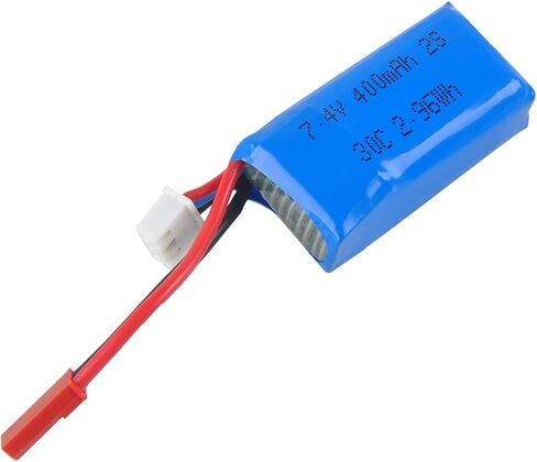 Crazepony 400mAh 2S 7.4V 30C LiPo Battery Pack with JST Plug for Micro FPV Racing Drone Quadcopter in Saudi Arabia