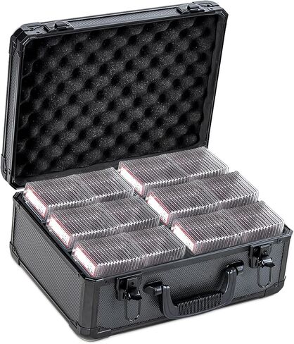 D DACCKIT Graded Card Storage Box - 160+ Graded Cards Case Compatible with PSA BGS CSG FGS Graded Sports Cards in Kuwait