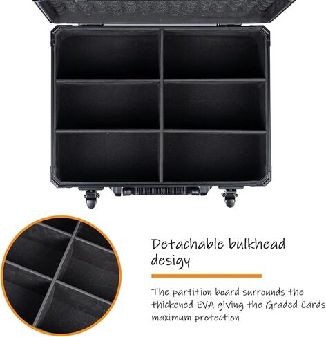 D DACCKIT Graded Card Storage Box - 160+ Graded Cards Case Compatible with PSA BGS CSG FGS Graded Sports Cards in Kuwait