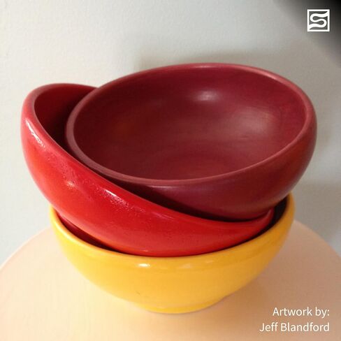 حزمة مدرسية Speedball 004051 Earthenware من Glaze، عبوة من 6 قطع، 473 جم، متعددة الألوان in Saudi Arabia