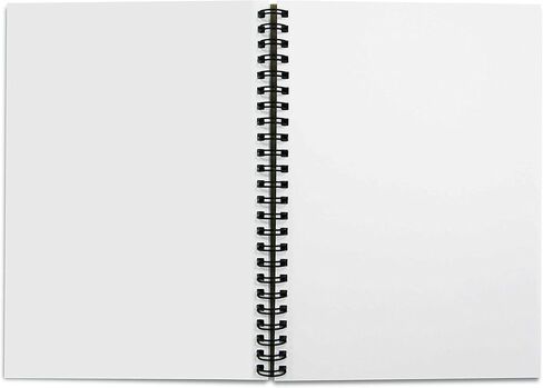 A2 Recycled Sketch Book, 40 Sheets (80 Sides) of 170gsm Recycled Cartridge Paper, Hard Covers in Kuwait