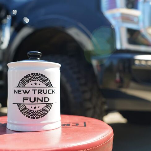 Cottage Creek New Truck Fund Piggy Bank, Ceramic Truck Savings Bank, Truck Gifts in Saudi Arabia