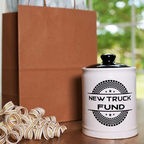 Cottage Creek New Truck Fund Piggy Bank, Ceramic Truck Savings Bank, Truck Gifts in Saudi Arabia