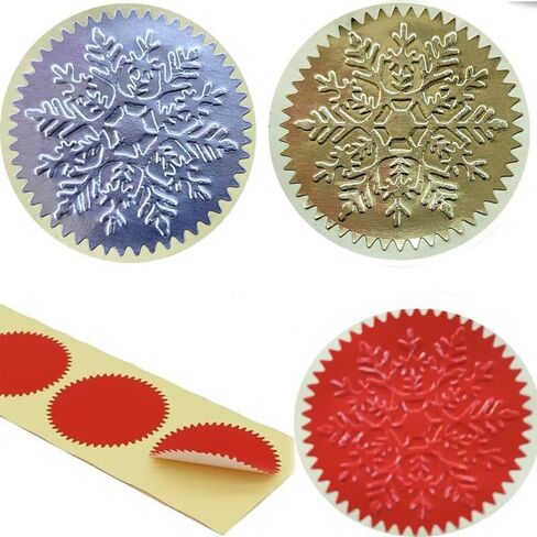 Christmas Snowflake Hand Held Embosser - Seal Stamp Set for Cards, Invitations, Envelopes in Kuwait