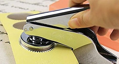 Christmas Snowflake Hand Held Embosser - Seal Stamp Set for Cards, Invitations, Envelopes in Kuwait