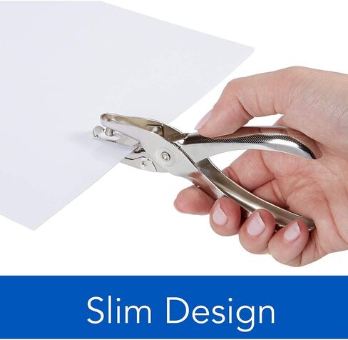 Swingline 1 Hole Punch, Hole Puncher, 5 Sheet Punch Capacity, Classic, Chrome, 2-Pack (74005) in Saudi Arabia